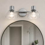 Imagen de Spot BARDOT 2 Luces E14 Cromo con Tulipa