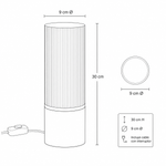 Imagen de Lámpara Tub Ø9x30cm H