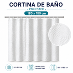 Imagen de CORTINA Blanca JAQUARD 180cm