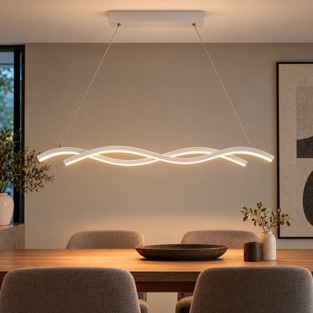 Imagen de Colgante LED 26w Wave Blanco 90cm