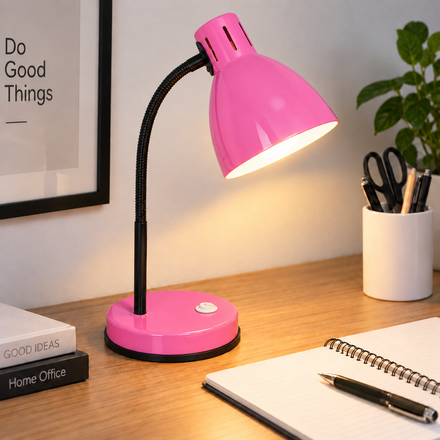 Imagen de LAMPARA de Mesa Teen ROSA Base 15cmØ / 28cm H