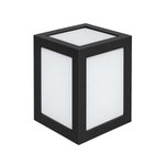 Imagen de APLIQUE LED de Exterior 12w Calido Rectangular Negro 13x10.8x16cm H