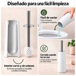 Imagen de ESCOBILLA para Inodoro BLANCA Ø 10.5cm/39cm h