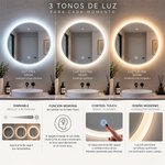 Imagen de ESPEJO LED Redondo Ø60cm Luz Variable