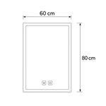 Imagen de ESPEJO LED 60x80cm Luz Variable y Desempañante