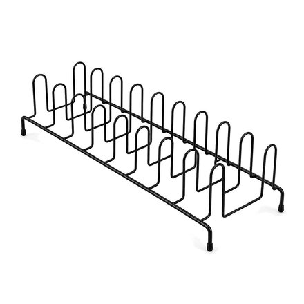 Imagen de SOPORTE Organizador para Platos Negro 13x34.5x10cm H