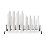 Imagen de SOPORTE Organizador para Platos Negro 13x34.5x10cm H