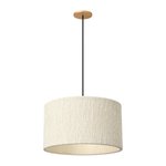 Imagen de COLGANTE 1 Luz E27 Plush Blanco Ø 33cm