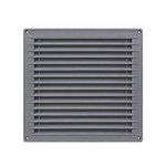 Imagen de REJILLA Ventilación Fija Plastica Gris 17x17cm Ø10cm