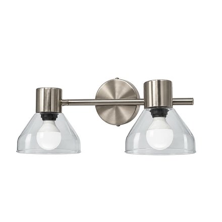 Imagen de Spot BARDOT 2 Luces E14 Acero con Tulipa