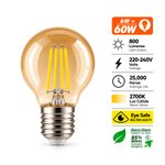 Imagen de LÁMPARA LED Gota E27 Vintage Ambar 6w Cálida VYBA