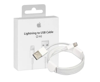 Imagen de CABLE DATOS ORIGINAL IPHONE LIGHTNING MD819ZM/ 2 METROS