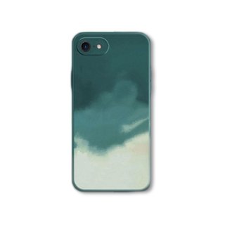 Imagen de PROTECTOR IPHONE 7 8 SE- SILDIS VERDE BLANCO