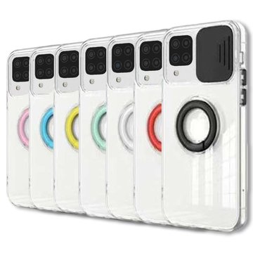 Imagen de PROTECTOR SAMSUNG A12 RINGCAM BLACK
