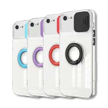 Imagen de PROTECTOR IPHONE 7 8 SE RINGCAM BLACK