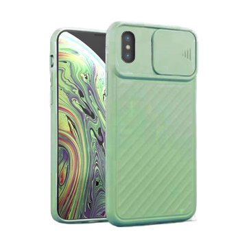 Imagen de PROTECTOR IPHONE X XS SILICAM GREEN
