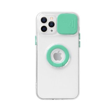 Imagen de PROTECTOR IPHONE 12 PRO MAX RINGCAM GREEN