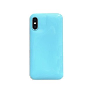 Imagen de PROTECTOR IPHONE X XS JELLY CELESTE