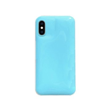Imagen de PROTECTOR IPHONE X XS JELLY CELESTE