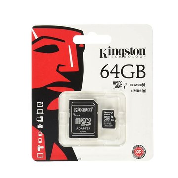 Imagen de MEMORIA MICROSD 64GB KINGSTON