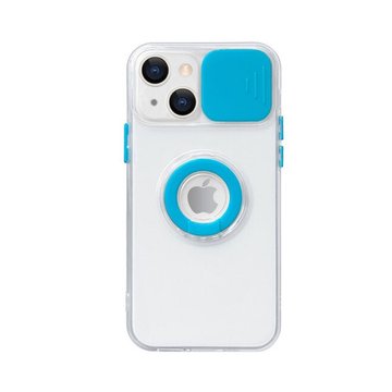 Imagen de PROTECTOR IPHONE 13 MINI RINGCAM CELESTE