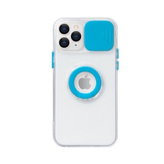 Imagen de PROTECTOR IPHONE 13 PRO RINGCAM CELESTE