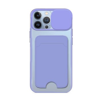 Imagen de PROTECTOR IPHONE 13 PRO MAX WALLETCAM PURPLE
