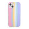 Imagen de PROTECTOR IPHONE 14 PLUS SILICONA RAINBOW