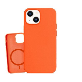 Imagen de SILICONA MAGSAFE SIMIL ORIGINAL IPHONE 13 ORANGE