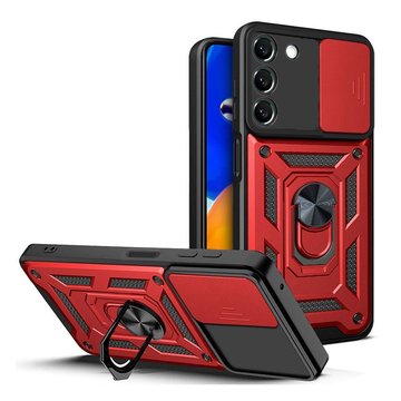 Imagen de PROTECTOR SAMSUNG S23 CAMRING RED