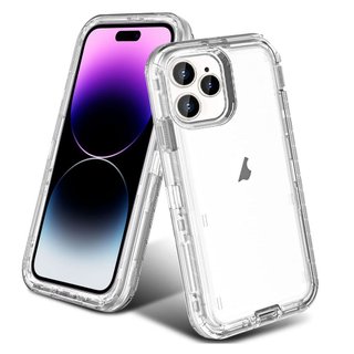 Imagen de PROTECTOR IPHONE 14 PRO ROBOT 360 CLEAR