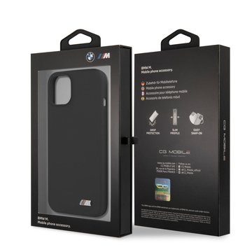 Imagen de FUNDA BMW IPHONE 13 LOGO BLACK 1702
