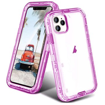 Imagen de PROTECTOR IPHONE 11 PRO ROBOT 360 PINK