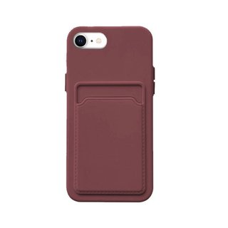 Imagen de PROTECTOR IPHONE 7 8 WALLET RED WINE