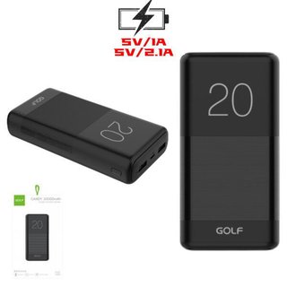Imagen de POWER BANK 20000 MAH DOBLE USB GOLF