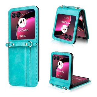 Imagen de PROTECTOR MOTOROLA RAZR 40 ULTRA FLIPCORREA TURQUESA