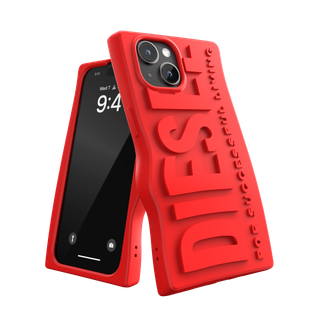 Imagen de FUNDA DIESEL IPHONE 15 SILICONE WAVY 54116 RED