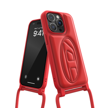 Imagen de FUNDA DIESEL IPHONE 14 PRO CORREA 50279 RED