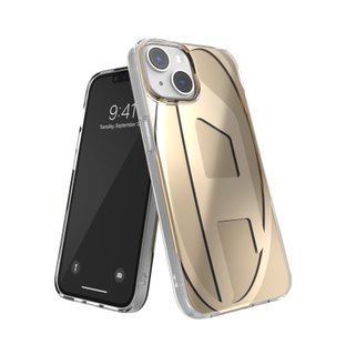 Imagen de FUNDA DIESEL IPHONE 13 14 OVAL 54087 GOLD