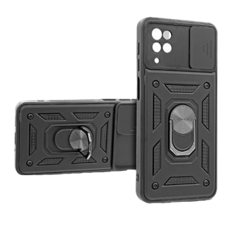 Imagen de Protector Samsung A12 Camring Black