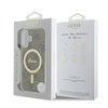 Imagen de FUNDA GUESS IPHONE 16 MAGSAFE PATTERN GOLD RING AND LOGO BROWN 2005