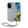 Imagen de FUNDA GUESS IPHONE 16 PRO MAGSAFE GRAINED CASE WITH FLOWER CHARM WRIST STRAP AND METAL CLASSIC LOGO PURPLE 3889