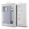 Imagen de FUNDA GUESS IPHONE 16 PRO MAGSAFE GRAINED CASE WITH FLOWER CHARM WRIST STRAP AND METAL CLASSIC LOGO PURPLE 3889