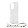 Imagen de FUNDA GUESS IPHONE 16 PRO MAX MAGSAGE CASE GLITTER WITH BEADS STRAP TRANSPARENT 8586