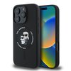 Imagen de FUNDA KARL LAGERFEL IPHONE 16 PRO MAGSAFE LIQUID SILICONE CASE KARL AND CHOUPETTE HEADS BLACK 8666