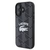 Imagen de FUNDA LACOSTE IPHONE 16 MAGSAFE MONOGRAM VINTAGE LOGO NEGRO 0408