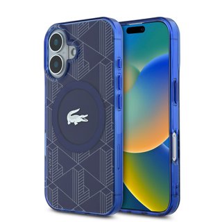 Imagen de FUNDA LACOSTE IPHONE 16 MAGSAFE MONOGRAM MONOGRAM NAVY 1283