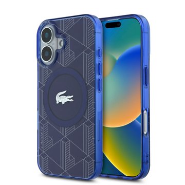 Imagen de FUNDA LACOSTE IPHONE 16 MAGSAFE MONOGRAM MONOGRAM NAVY 1283