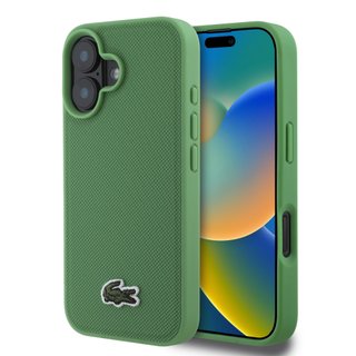 Imagen de FUNDA LACOSTE IPHONE 16 MAGSAFE PETIT ESTRAGON GREEN 1742