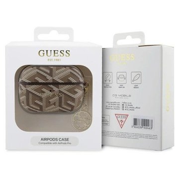 Imagen de GUESS AIRPODS PRO CASE LOGO CUBE BROWN 1162